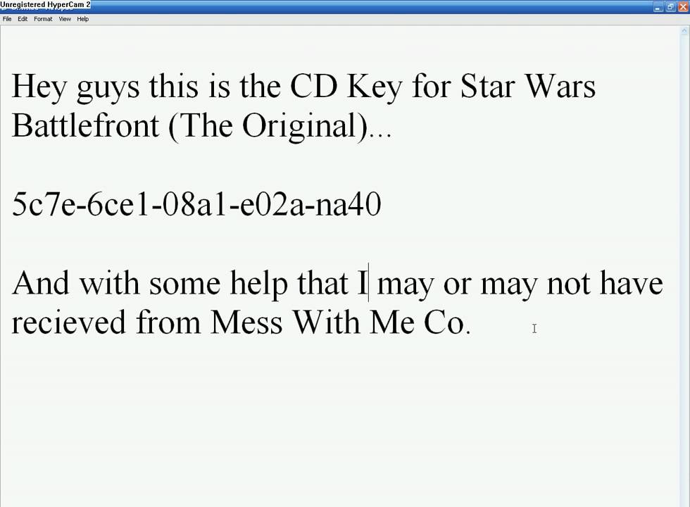 star wars battlefront cd key